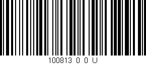Código de barras (EAN, GTIN, SKU, ISBN): '100813_0_0_U'