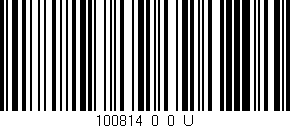 Código de barras (EAN, GTIN, SKU, ISBN): '100814_0_0_U'