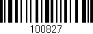 Código de barras (EAN, GTIN, SKU, ISBN): '100827'