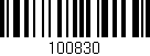 Código de barras (EAN, GTIN, SKU, ISBN): '100830'