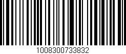 Código de barras (EAN, GTIN, SKU, ISBN): '1008300733832'