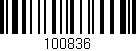 Código de barras (EAN, GTIN, SKU, ISBN): '100836'