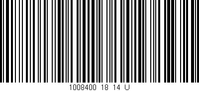 Código de barras (EAN, GTIN, SKU, ISBN): '1008400_18_14_U'