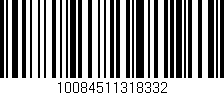 Código de barras (EAN, GTIN, SKU, ISBN): '10084511318332'