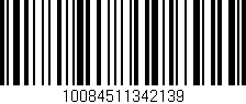 Código de barras (EAN, GTIN, SKU, ISBN): '10084511342139'