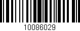 Código de barras (EAN, GTIN, SKU, ISBN): '10086029'