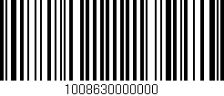 Código de barras (EAN, GTIN, SKU, ISBN): '1008630000000'