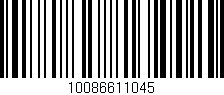Código de barras (EAN, GTIN, SKU, ISBN): '10086611045'