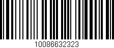 Código de barras (EAN, GTIN, SKU, ISBN): '10086632323'