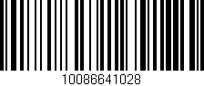 Código de barras (EAN, GTIN, SKU, ISBN): '10086641028'