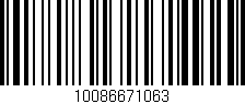 Código de barras (EAN, GTIN, SKU, ISBN): '10086671063'