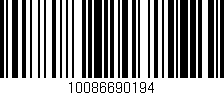 Código de barras (EAN, GTIN, SKU, ISBN): '10086690194'