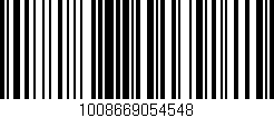 Código de barras (EAN, GTIN, SKU, ISBN): '1008669054548'