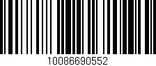Código de barras (EAN, GTIN, SKU, ISBN): '10086690552'