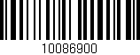 Código de barras (EAN, GTIN, SKU, ISBN): '10086900'