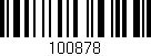 Código de barras (EAN, GTIN, SKU, ISBN): '100878'