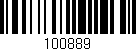 Código de barras (EAN, GTIN, SKU, ISBN): '100889'