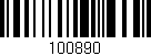 Código de barras (EAN, GTIN, SKU, ISBN): '100890'