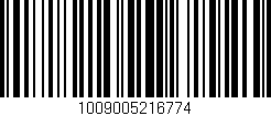 Código de barras (EAN, GTIN, SKU, ISBN): '1009005216774'