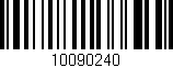 Código de barras (EAN, GTIN, SKU, ISBN): '10090240'