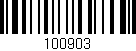 Código de barras (EAN, GTIN, SKU, ISBN): '100903'