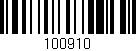 Código de barras (EAN, GTIN, SKU, ISBN): '100910'