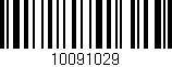 Código de barras (EAN, GTIN, SKU, ISBN): '10091029'