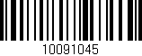 Código de barras (EAN, GTIN, SKU, ISBN): '10091045'