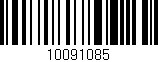 Código de barras (EAN, GTIN, SKU, ISBN): '10091085'