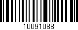Código de barras (EAN, GTIN, SKU, ISBN): '10091088'