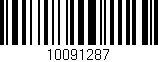 Código de barras (EAN, GTIN, SKU, ISBN): '10091287'