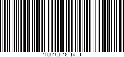 Código de barras (EAN, GTIN, SKU, ISBN): '1009190_18_14_U'