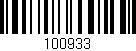 Código de barras (EAN, GTIN, SKU, ISBN): '100933'