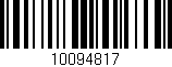 Código de barras (EAN, GTIN, SKU, ISBN): '10094817'