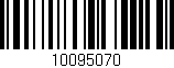 Código de barras (EAN, GTIN, SKU, ISBN): '10095070'