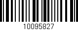 Código de barras (EAN, GTIN, SKU, ISBN): '10095827'