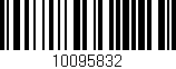 Código de barras (EAN, GTIN, SKU, ISBN): '10095832'