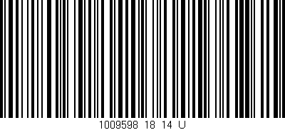 Código de barras (EAN, GTIN, SKU, ISBN): '1009598_18_14_U'