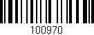 Código de barras (EAN, GTIN, SKU, ISBN): '100970'