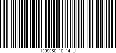 Código de barras (EAN, GTIN, SKU, ISBN): '1009858_18_14_U'