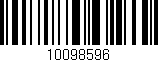 Código de barras (EAN, GTIN, SKU, ISBN): '10098596'