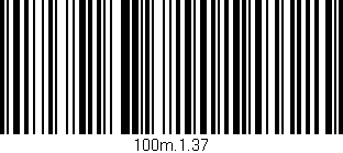 Código de barras (EAN, GTIN, SKU, ISBN): '100m.1.37'