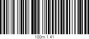 Código de barras (EAN, GTIN, SKU, ISBN): '100m.1.41'