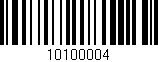 Código de barras (EAN, GTIN, SKU, ISBN): '10100004'