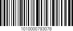 Código de barras (EAN, GTIN, SKU, ISBN): '1010000793078'