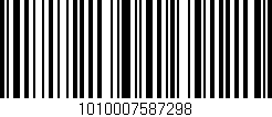 Código de barras (EAN, GTIN, SKU, ISBN): '1010007587298'