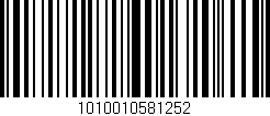 Código de barras (EAN, GTIN, SKU, ISBN): '1010010581252'