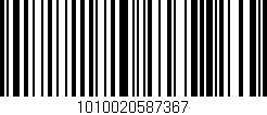 Código de barras (EAN, GTIN, SKU, ISBN): '1010020587367'
