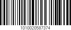 Código de barras (EAN, GTIN, SKU, ISBN): '1010020587374'