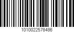 Código de barras (EAN, GTIN, SKU, ISBN): '1010022578486'